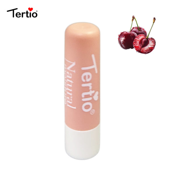 Balsam de Buze Tertio Natural  cu Aromă de Cireșe Hidratare Intensă 12 Ore Original Italian