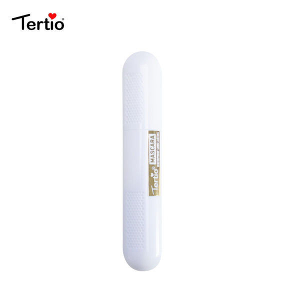 Tertio Mascara Waterproof pentru Gene Curbate – 90° Curl Rezistent de Lungă Durată, Efect de Alungire a Ochiului