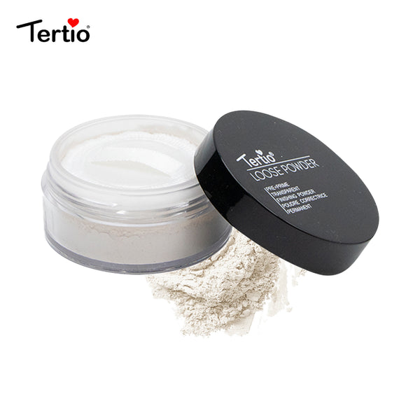 TERTIO Transparent Traceless Setting Powder | Italian Long-lasting Oil Control | Multi-effect Skin Correction Exclusive-1#