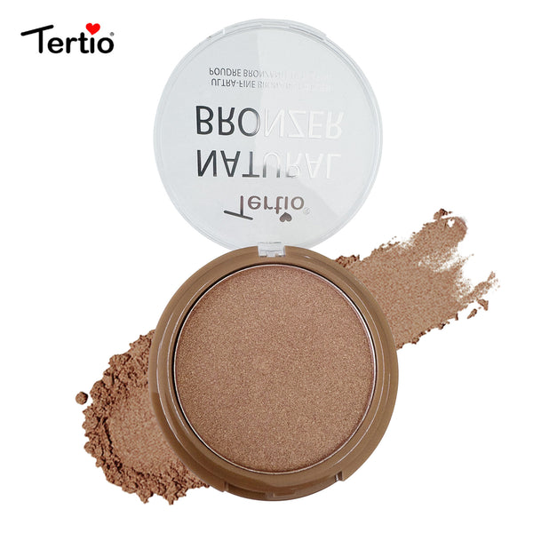 TERTIO Natural Bronze Puder de Contur 3D | Sculptură Italiană | Efect Natural 12H Rezistent-2#