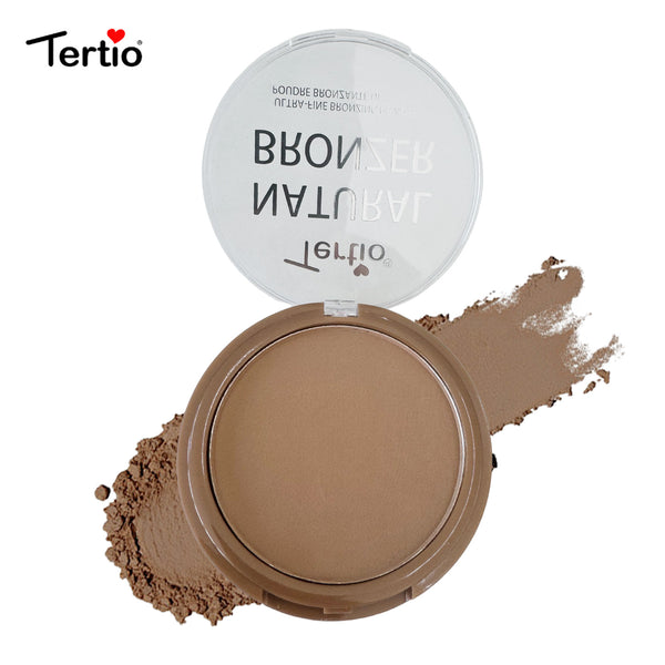 TERTIO Natural Bronze Puder de Contur 3D | Sculptură Italiană | Efect Natural 12H Rezistent-3#