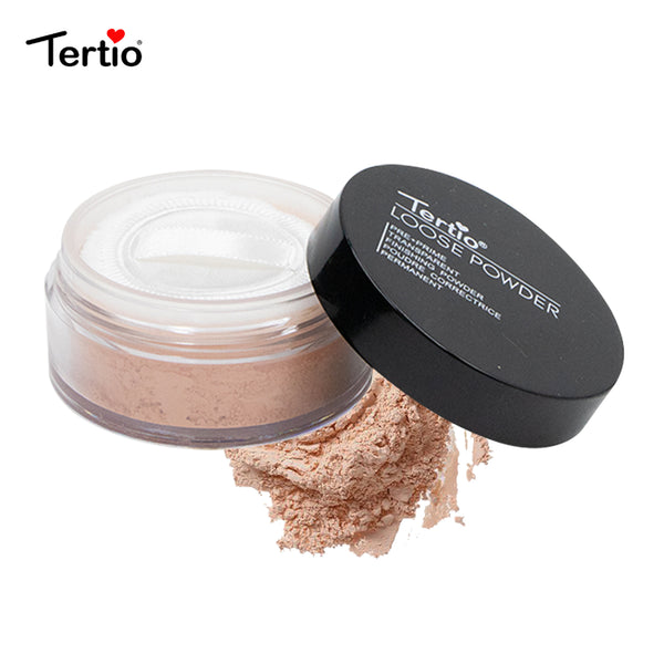 TERTIO Transparent Traceless Setting Powder | Italian Long-lasting Oil Control | Multi-effect Skin Correction Exclusive-7#