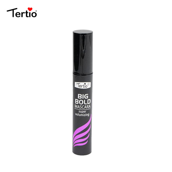Tertio BIG BOLD Mascara – Ultra Volum & Gene Groase, Curbare Perfectă Fără Încărcare