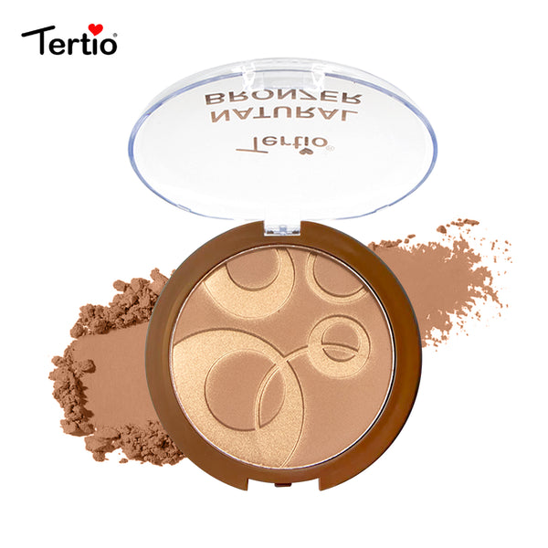 TERTIO  Natural Bronzer Contouring Powder | Professional Face Sculpting from Italy |  makeup lasting-3#