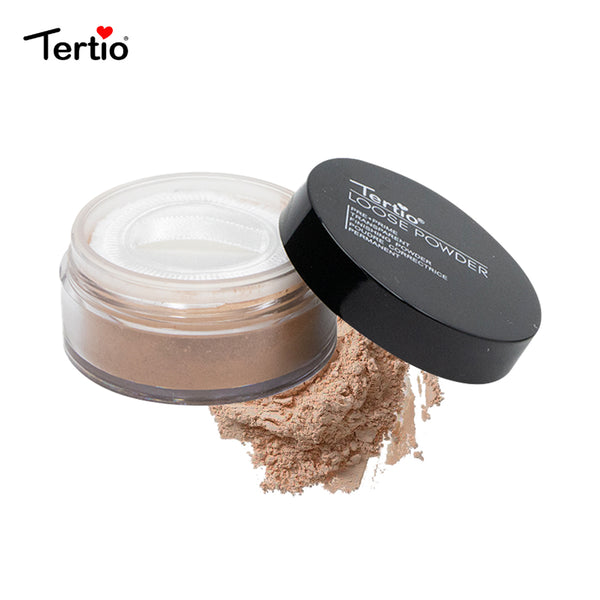 TERTIO Transparent Traceless Setting Powder | Italian Long-lasting Oil Control | Multi-effect Skin Correction Exclusive-3#