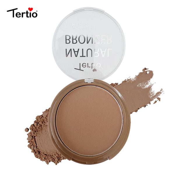 TERTIO Natural Bronze Puder de Contur 3D | Sculptură Italiană | Efect Natural 12H Rezistent-4#