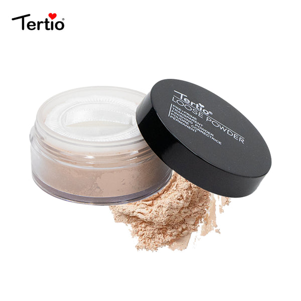 TERTIO Transparent Traceless Setting Powder | Italian Long-lasting Oil Control | Multi-effect Skin Correction Exclusive-4#