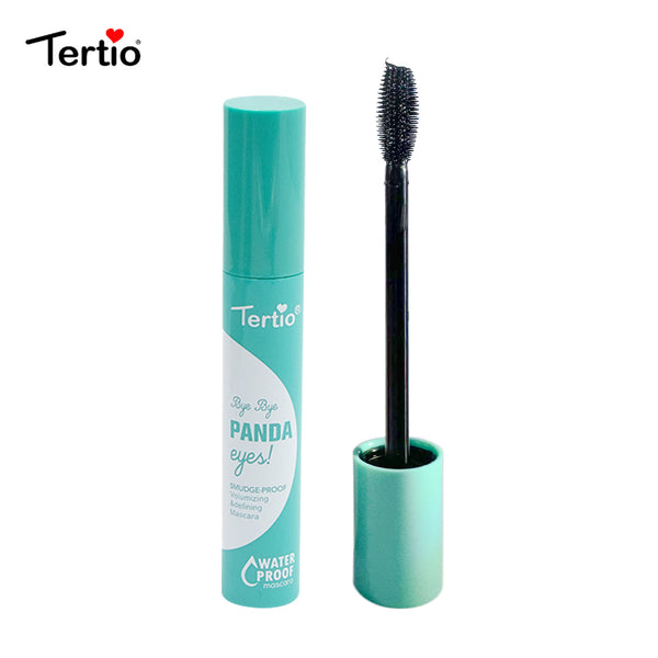 TERTIO bye bye PANDA eyes anti-smudge mascara | Italian professional waterproof formula