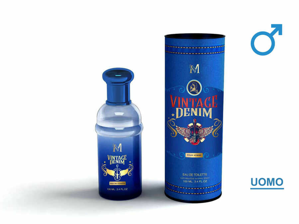 Tertio UOMO Vintage Denim Eau de Toilette men's perfume 100ml