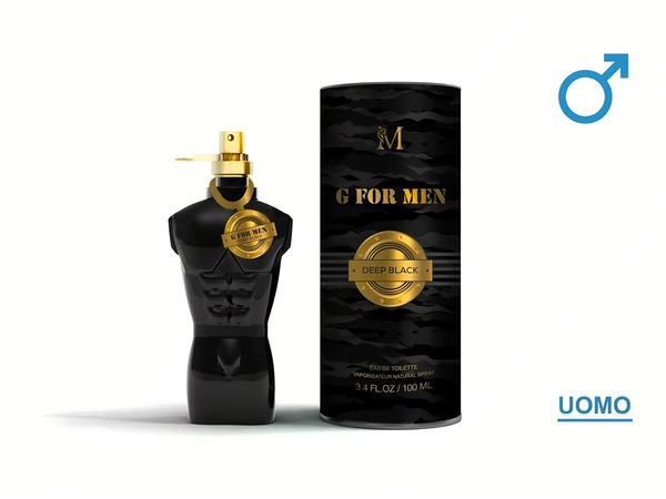 Terrtio UOMO DEPPBLACK Men's perfume 100ML Where Primordial Force Meets Quantum Brutalism