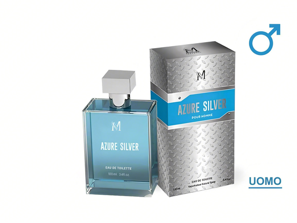 Tertio UOMO Azure Silver men's perfume 100ml defies nature’s limits