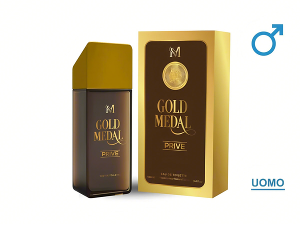 Tertio Gold Medal Privé Uomo Eau de Toilette 100ml – The Alchemy of Absolute Victory