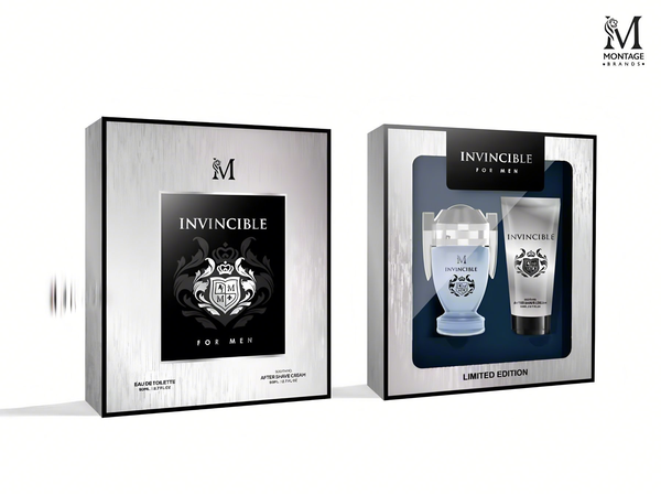 Tertio INVINCIBLE FOR MEN Limited Edition Duo Eau de Parfum & Tactical Aftershave Balm
